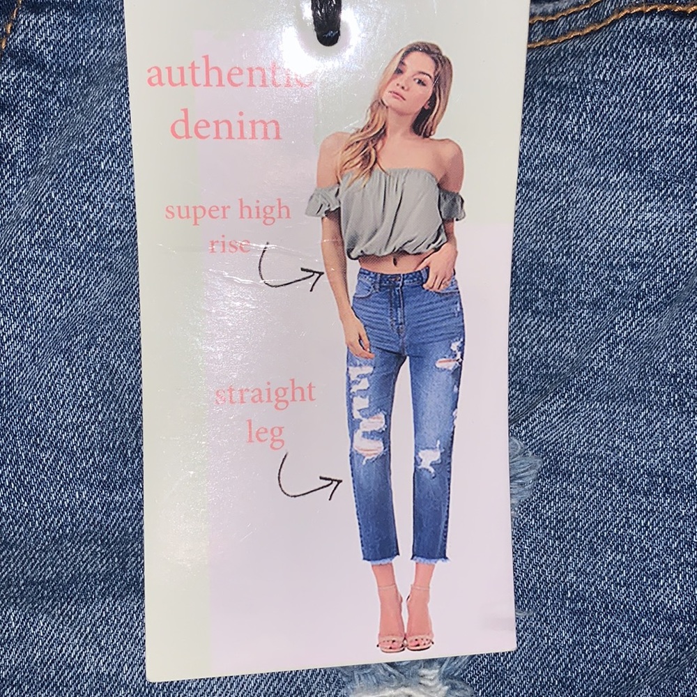 Medium Wash Distressed Jeans